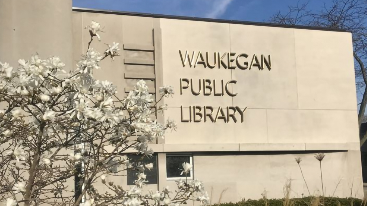 Noon Year's Eve at Waukegan Public Library